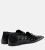 Morsetto croc-effect leather loafers