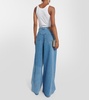 High-rise wide-leg jeans