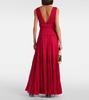 Mandi pleated gown