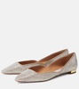 Maia metallic mesh ballet flats