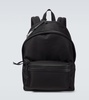 Nylon and leather City backpack