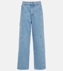 Valeria mid-rise straight jeans