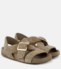 Paula's Ibiza Ease brushed suede sandals