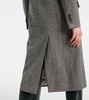 Single-breasted jacquard coat