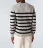 Striped wool and cashmere sweater