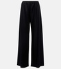 Gala virgin wool wide-leg pants