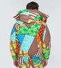 Printed cotton-blend down jacket