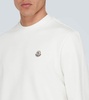 logo-patch long-sleeve sweatshirt 