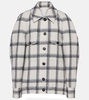 Assenzi checked virgin wool shirt jacket