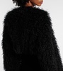 Faux fur jacket