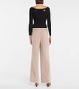 Sienna high-rise wide pants