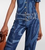 Marmo belted denim jumpsuit