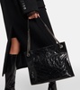 Niki crinkled leather shopper