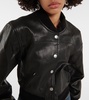 Adriel leather bomber jacket 