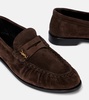 Le Loafer suede penny loafers