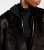 Faux fur coat