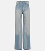 High-rise wide-leg jeans