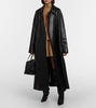 Minnie oversized leather trench coat