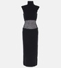 Arabba wool and cashmere midi dress