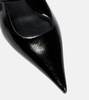 The Sharp leather slingback pumps