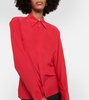 Silk crepe de chine shirt