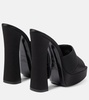 Boogie 110 satin platform mules