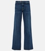 Lotta Rebel high-rise wide-leg jeans