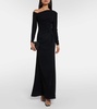 Asymmetric cady gown