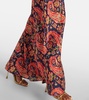 Paisley maxi dress