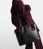 V Small leather tote bag