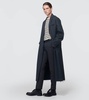 Single-breasted wool coat