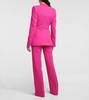 Stephanie wool crepe blazer