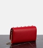 Paloma embellished leather clutch