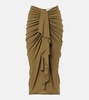 Vivenda jersey midi skirt