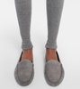 Lady Maurice suede slippers