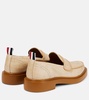 Raffia loafers