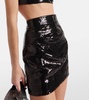 High-rise sequined miniskirt