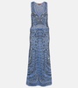 Hannah jacquard knit midi dress