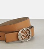 Anagram leather belt