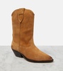 Duerto suede ankle cowboy boots