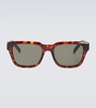 DiorB23 S1I Square-Frame Tortoiseshell Acetate Sunglasses