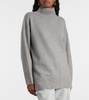 Wool and cashmere turtleneck sweater