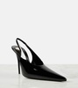 L'Entracte 110 patent leather slingback pumps