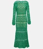 Crochet cotton maxi dress