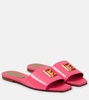 Dafne patent leather slides