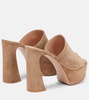 Holly suede platform mules