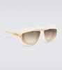 Wing cat-eye sunglasses