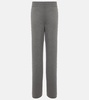 Cashmere wide-leg pants