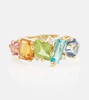 Nadima Glimmer 14kt gold ring with topaz, citrine and diamonds