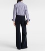 Florence high-rise wide-leg pants